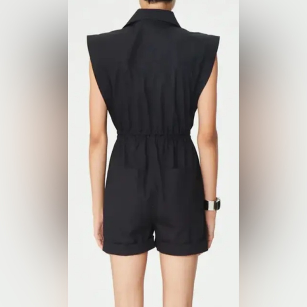 Chic Mariacher Black Sleeveless Romper - Picture 2 of 5